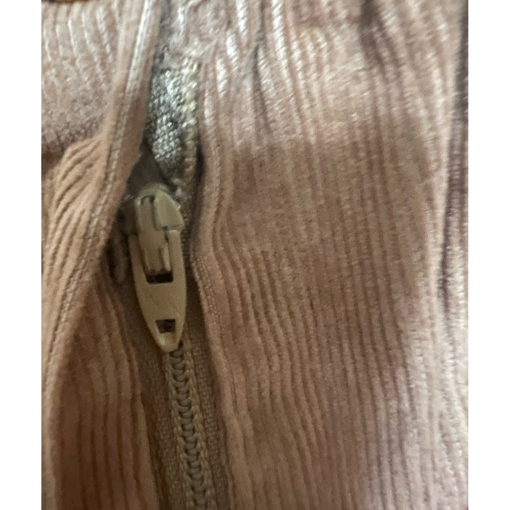 Vintage Sears Corduroy Pants‎ Womens 14P Brown USA Made Elastic Waist Talon - Picture 5 of 9